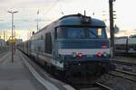 Am Abend von 12 Februar 2024 verlasst SNCF 67512 mit ein TER-200 Strasbourg auf den Weg nach Selestat.