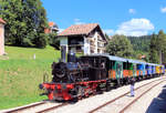 Von dieser Strecke von Les H�pitaux-Neufs in Richtung Pontarlier (fr�her einmal Teil der Direktverbindung Vallorbe - Pontarlier) sind bisher 7,5 km mit viel Sorgfalt wiederhergestellt worden.