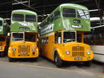 SGD 407 (L405) & SGD 500 (A350)    L405 - 1960 Leyland PD3  Alexander H41/31F  Glasgow Corporation L405    A350 - 1961 AEC Regent V  Alexander H41/31F  Glasgow Corporation A350    Photograph taken at