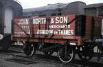 UK GWR G�terwagen ofener historischer Kohlewagen von John North & Son im Eisenbahnmuseum Didcot im August 1991.
