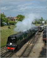 Die 34070 in Swanage. 
15.05.2011