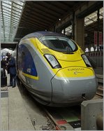 Der Eurostar 4012 (BR Class 374 Eurostar 320) ist in Paris Gare du Nord eingetroffen.