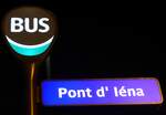 (167'304) - RATP-Haltestellenschild - Paris, Pont d'I�na - am 17.
