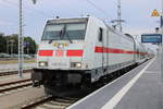 146 553-3 mit IC 2239(Warnemünde-Leipzig)stand am Nachmittag des 21.08.2020 am Gleis 5 für die Fahrgäste bereit in Warnemünde.