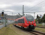 442 841 bei der Einfahrt in Warnem�nde im Hintergrund mit MSC Magnifica.16.08.2026