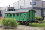 Urlaubsbahnhof 'Schlafwagen'in Lauterbach/Putbus am 29.07.2025 fotografiert