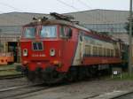 Eigenlich sind die ET22 entweder grn oder wie die PKP-Cargo ET22 blau in der Farbgebung.ET22-2000 ist deshalb auch die Einzige ET22 in Rot als Sie am 14.Mai 2011 in Szczecin Port Centralny stand.