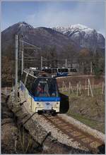 Ein SSIF Treno Panromaico Vigezzo Vision als P 47 unterwegas von Domodossola nach Locarno unterhalb von Trontano.