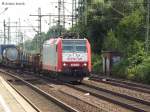 CFL 4020 fuhr am 02.08.13 mit einen gemischten g�terzug durch hh-harburg