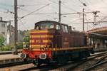 Am 19 Mai 2004 durchfahrt CFL 912 Bettembourg.