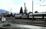 CFL 1815 und 184 mit Nahverkehrszug in Karthaus im September 1992.