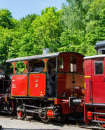 Die Stehkessel-Dampflok (Kastendampflok) Cockerill 503 „Jeanne“ der AMTF präsentierte sich am 16 Juni 2013 bei der AMTF - Association des Musée et Tourisme Ferroviaires a.s.b.l.