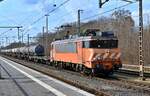 NL-RFOFS 1830 brachte einen leeren containerzug nach bad bentheim,der später von einer 243 der delta rail übernommen wurde,19.03.24