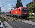 Die ÖBB 1116 098 rangiert mit ihrem RailJet in Bregenz. 

15. Sept. 2024