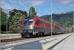 Die ÖBB 1116 222 steht mit eine RJ in Bregenz und wartet auf die Bereitstellung.

17. Sept. 2024