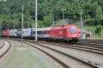 �BB 1216 021 treft am 3 Juni 2015 in Schwarzach Sankt-Veit ein.