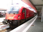 1216 006 mit einem EuroCity im M�nchener Hbf am 21.6.17