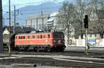 ÖBB 1110.010-4 in Bludenz im März 1989.