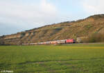 1016 013-5 mit ein Autotransportzug bei Thngersheim. 28.03.24