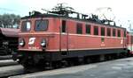 ÖBB 1141.010-7 in Schärnding am 03.05.1988.