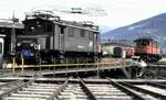 ÖBB 1080.007-6 und 1245.531 in Selztal am 17.08.1986.