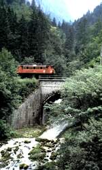 ÖBB 1245.007-8 im Gesäuseam 14.08.1986.