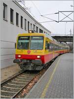 In Bludenz vermittelt die Montafornerbahn Anschluss nach Schruns.