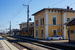 Der Bahnhof Lambach (Oberösterreich) am 14 Januar 2025.