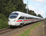 br-4011-ice-t/626451/oebb-ice-t-4011-506-5-linz-als ÖBB ICE-T 4011 506-5 'Linz' als ICE 1511(Warnemünde-München)bei der Durchfahrt in Rostock-Bramow.01.09.2018