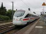 4011 506-5 als ICE 1631 von Warnemünde nach Frankfurt Am Main Hbf als Leerfahrt am Morgen des 22.06.2024 in Rostock-Bramow.