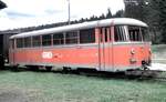 Graz-K�flacher-Bahn (GKB) Beiwagen zum VT 10 im Bayerischen Localbahnmuseum in Bayerisch Eisenstein am 08.09.1997.
