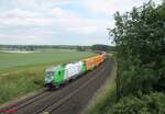 ER20-01 mit dem Wiesau Containerzug nach Hof bei Oberteich.