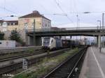 Leider Unscharf fhrt ein Wiener Lokal Tauruz durch Regensburg HBF.