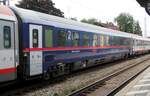 �BB Nightjet Sitzwagen 2.Klasse  A-�BB 73 81 21-91 152 Bmz in Prien/Chiemsee am 10.08.2019.