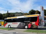 Setra 400er-Serie von Blaguss aus Wien in Krems gesehen.