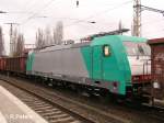 E186 135 ist eine von 5 Loks die zur berfhrung nach Polen in Frankfurt/Oder warten.