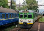 Privatbahnen in Polen: Sehr abwechslungsreich prsentiert sich zur Zeit noch der Fahrzeugpark der Koleje Mazowieckie.