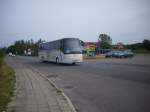 VDL Bova Futura von Wehrauch-Kreger aus Deutschland im Stadthafen Sassnitz.