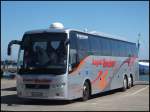 Volvo 9700 von August Becker aus Deutschland im Stadthafen Sassnitz.