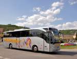 MERCEDES BENZ TOURISMO von MAIERHOFER Busreisen/sterreich im Juli 2013 in Krems gesehen.