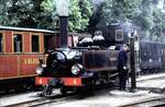 Lok Nr.4  Nelson  beim Wasserkran in Mariefred am 07.08.1994.