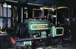 Lok Nr.1  Helgenäs  von Geo Thomas & Co Fabrik-No. 346, Baujahr 1889 in Manchester bei der Östra Södermanlands Järnväg ÖSLJ in Mariefred am 07.08.1994.