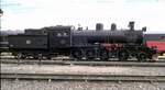 SJ Dampflok Typ E 2 Nr.1080 der Kriegsreserve mit Achsfolge D 1' und Innenzylindern im TGOJ Eisenbahnmuseum in Grängesberg am 02.09.1994.