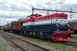 Mit ein Museumslokzug steht T43 235 am 12 September 2015 ins Eisenbahnmuseum von Gävle.