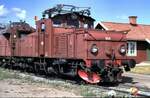 SJ Ellok Hg Nr.654 im Eisenbahnmuseum G�vle am 10.08.1994.