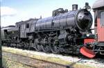 Dampflok Typ F Nr.1200 im Eisenbahnmuseum Gävle am 10.08.1994.