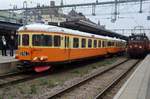 Museumstriebzug ENJ 1156 steht am 12 September 2015 in G�vle.