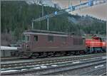 Auch Anfangs 2024 noch im Einsatz: die BLS Re 4/4  (Re 425), hier die Re 4/4 191 (9185 4425 191-6 CH-BLS) in Kandersteg.