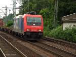 482 048 fuhr am 18.06.13 mit einen g�zerzug durch harburg