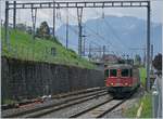 Die SBB Re 620 067-9 mit ihre  Novelis  G�terzug von Sierre nach G�ttingen bei Villeneuve.